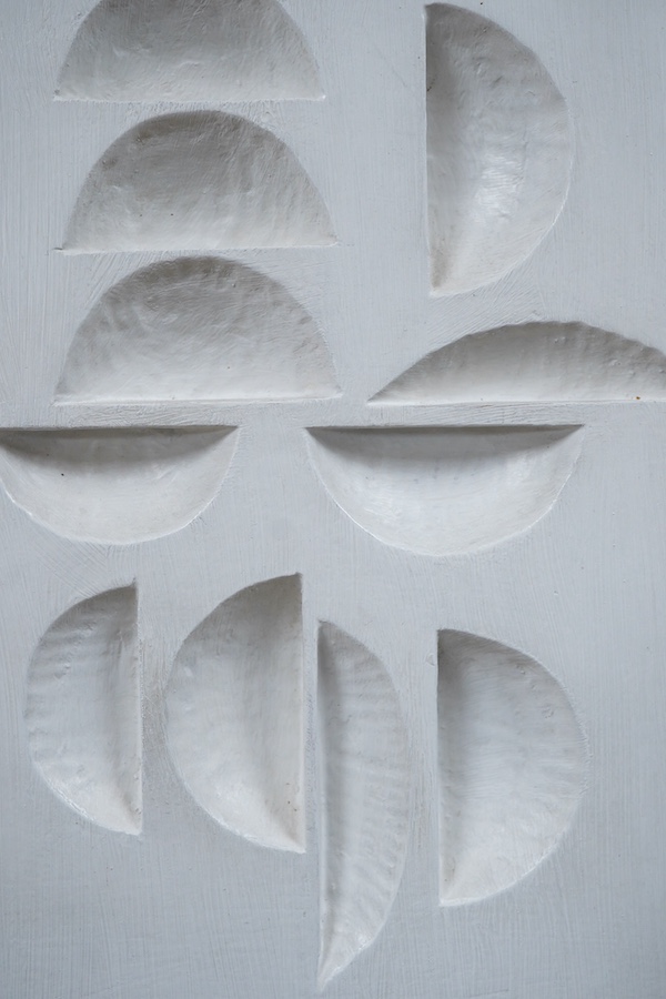 Donald Wells (British 1929-2014), ‘Relief in Black and White’, 25.5 x 19.5cm